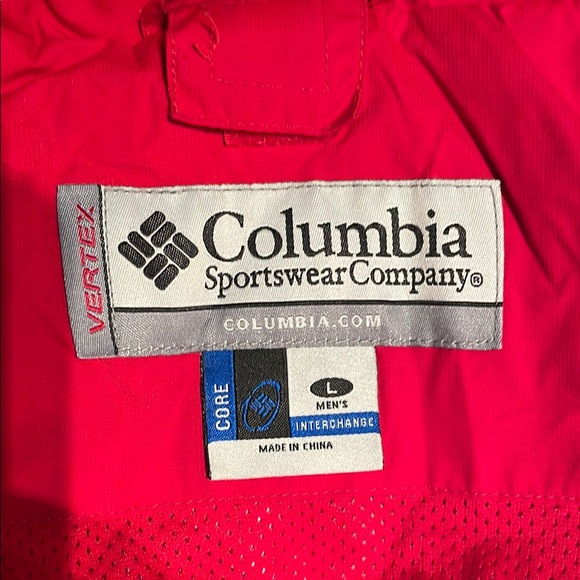Columbia Vortex Kids Red Raincoat - Picture 4 of 5